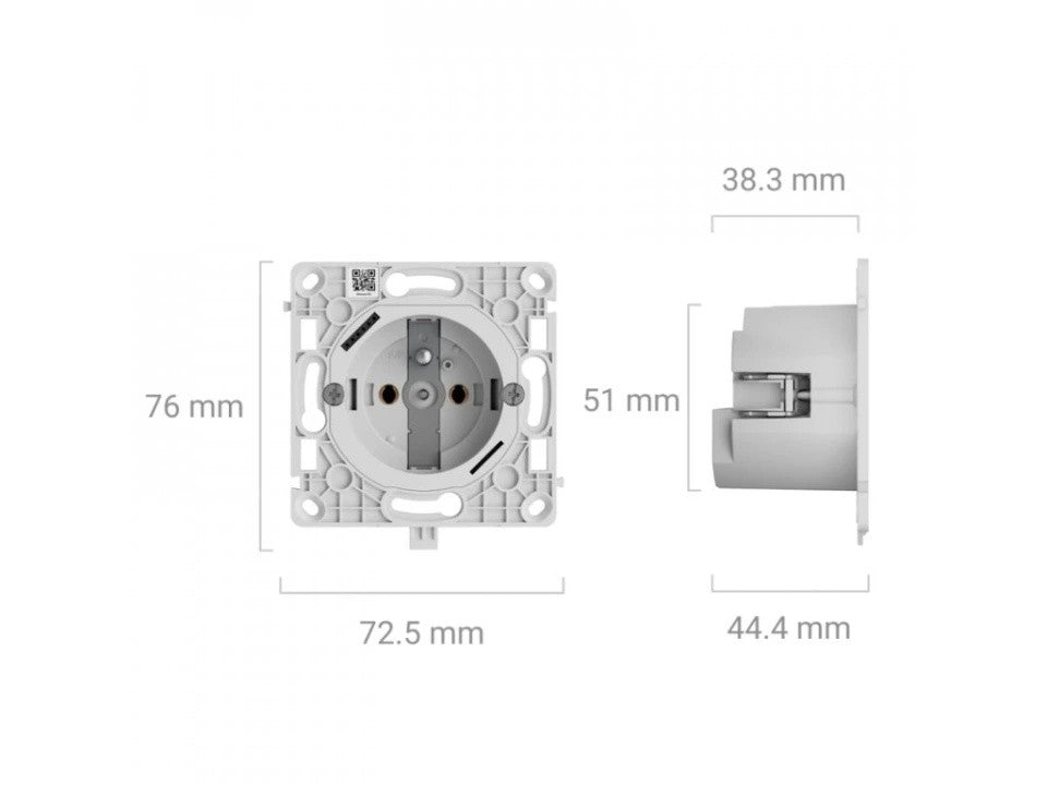 Ajax Systems 72570.165.WH1 OutletCore (intelligent) [type E]