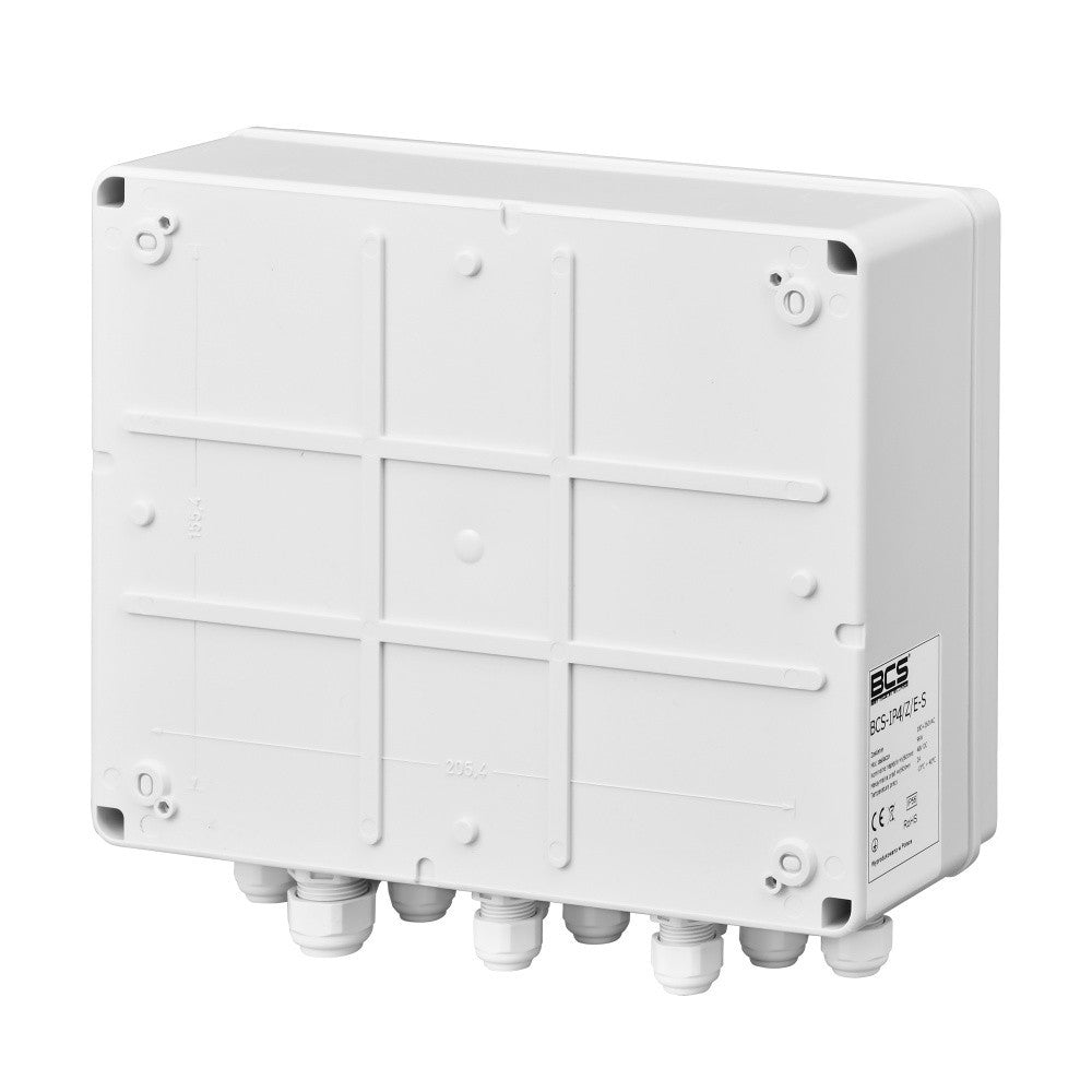 BCS BCS-IP4/Z/E-S Kit d'alimentation PoE externe pour caméras IP jusqu'a 5 récepteurs