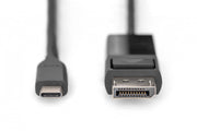 Digitus AK-300334-020-S câble vidéo et adaptateur 2 m USB Type-C Noir