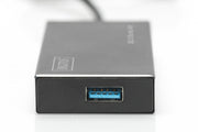 Digitus DA-70240-1 hub & concentrateur USB 3.2 Gen 1 (3.1 Gen 1) Type-A 5000 Mbit/s Noir