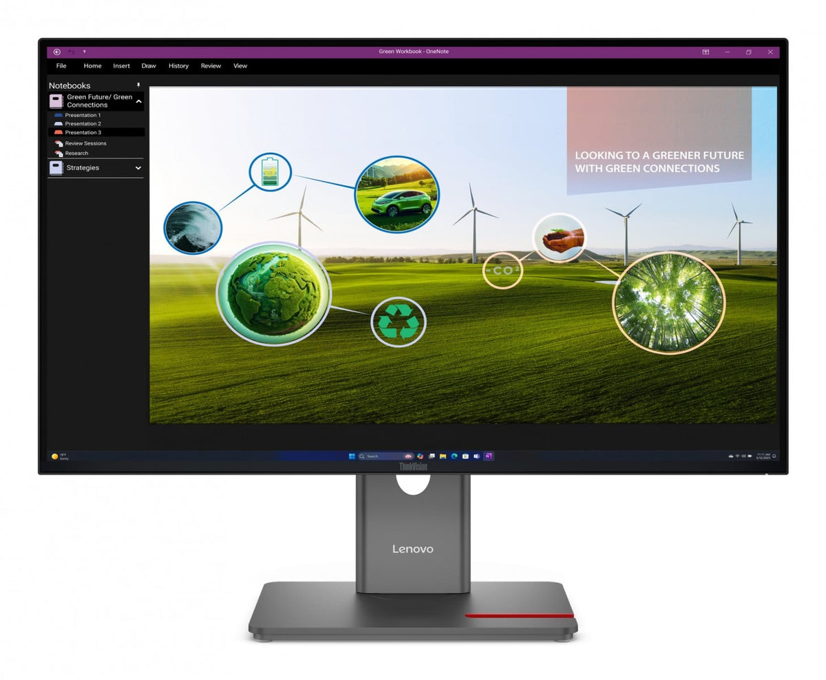 "Lenovo ThinkVision P27Q-40 écran plat de PC 68,6 cm (27"") 2560 x 1440 pixels Quad HD LED Noir"