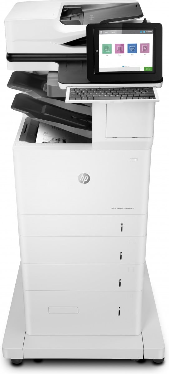 HP LaserJet Enterprise Flow MFP M635z MFP Mono laser 216x864mm A4 61ppm Print 3200sheets USB LAN