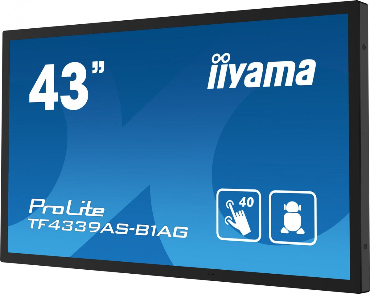 43" Bonded PCAP Anti-glare Bezel Free 40