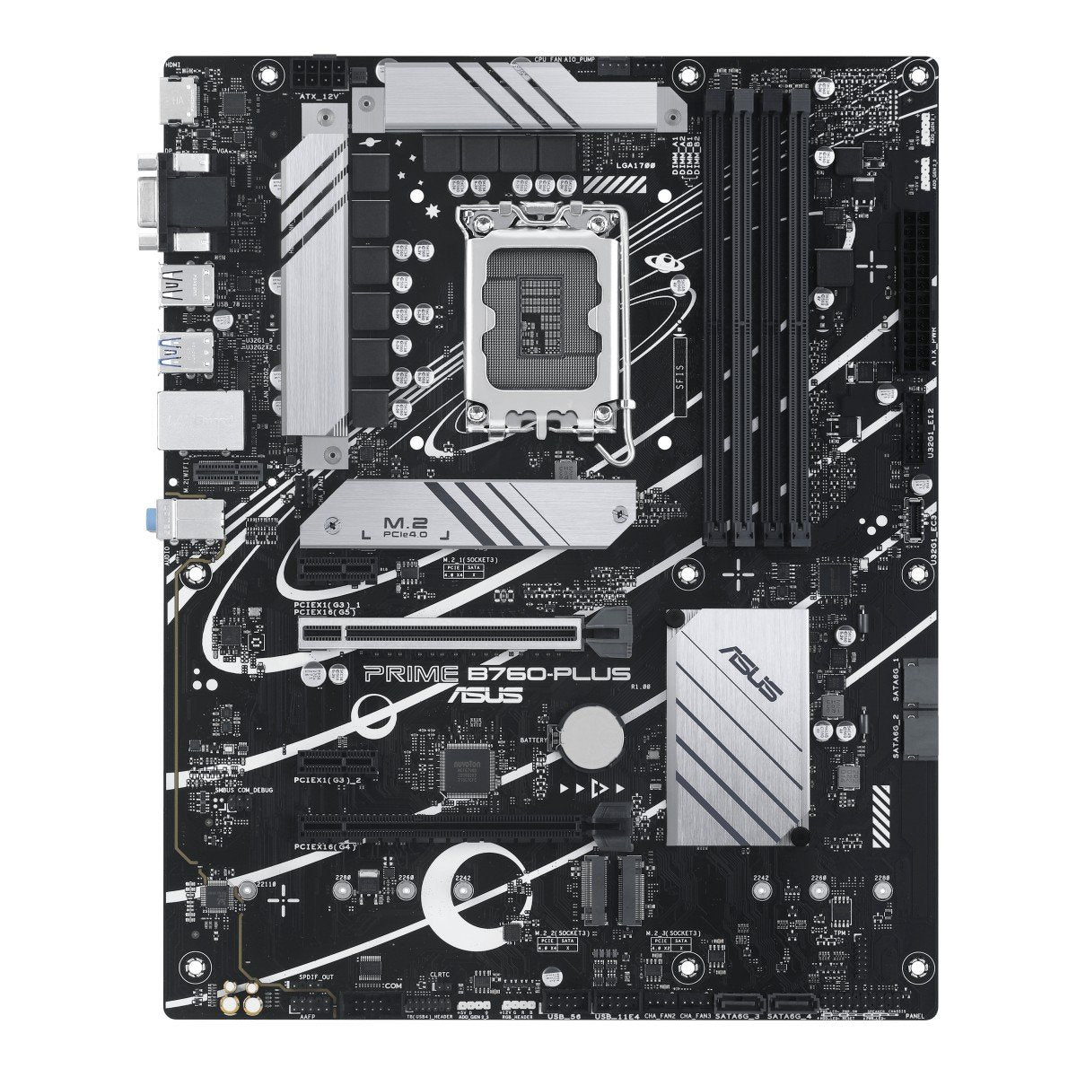 ASUS PRIME B760-PLUS LGA 1700 4xDDR5 ATX 4xSATA MB 1xHDMI 1xDP 1xD-Sub 3xM.2