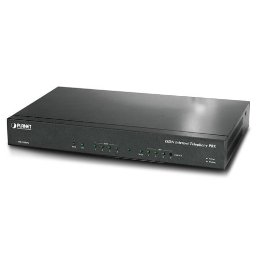 PLANET 30 USER SIP BASE IP PBX WITH 4-PORT ISDN BUILT-IN, 30 utilisateur(s) Systeme IP PBX (systeme commuté de paquets et privé)