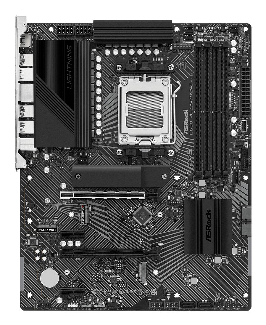 ASRock 90-MXBK20-A0UAYZ Carte mere B650 PG Lightning avec DDR5 et Wi-Fi 6E