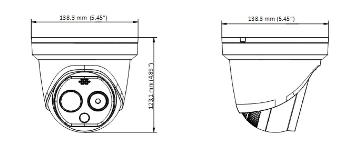 Hikvision DS-2TD1228-7/QA Caméra thermique