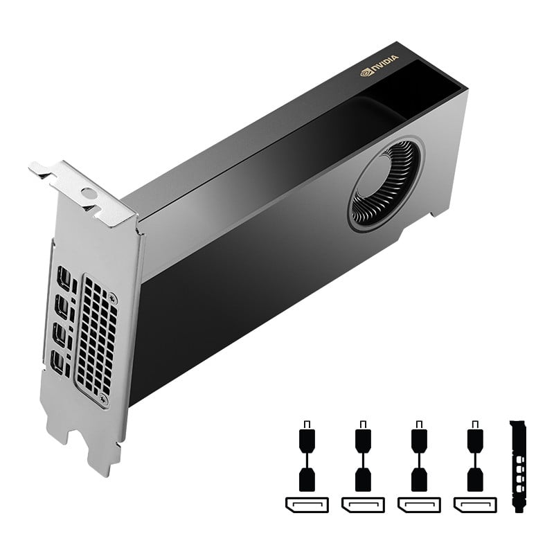 PNY NVIDIA RTX 2000 Génération Ada Profil Bas VCNRTX2000ADA-PB