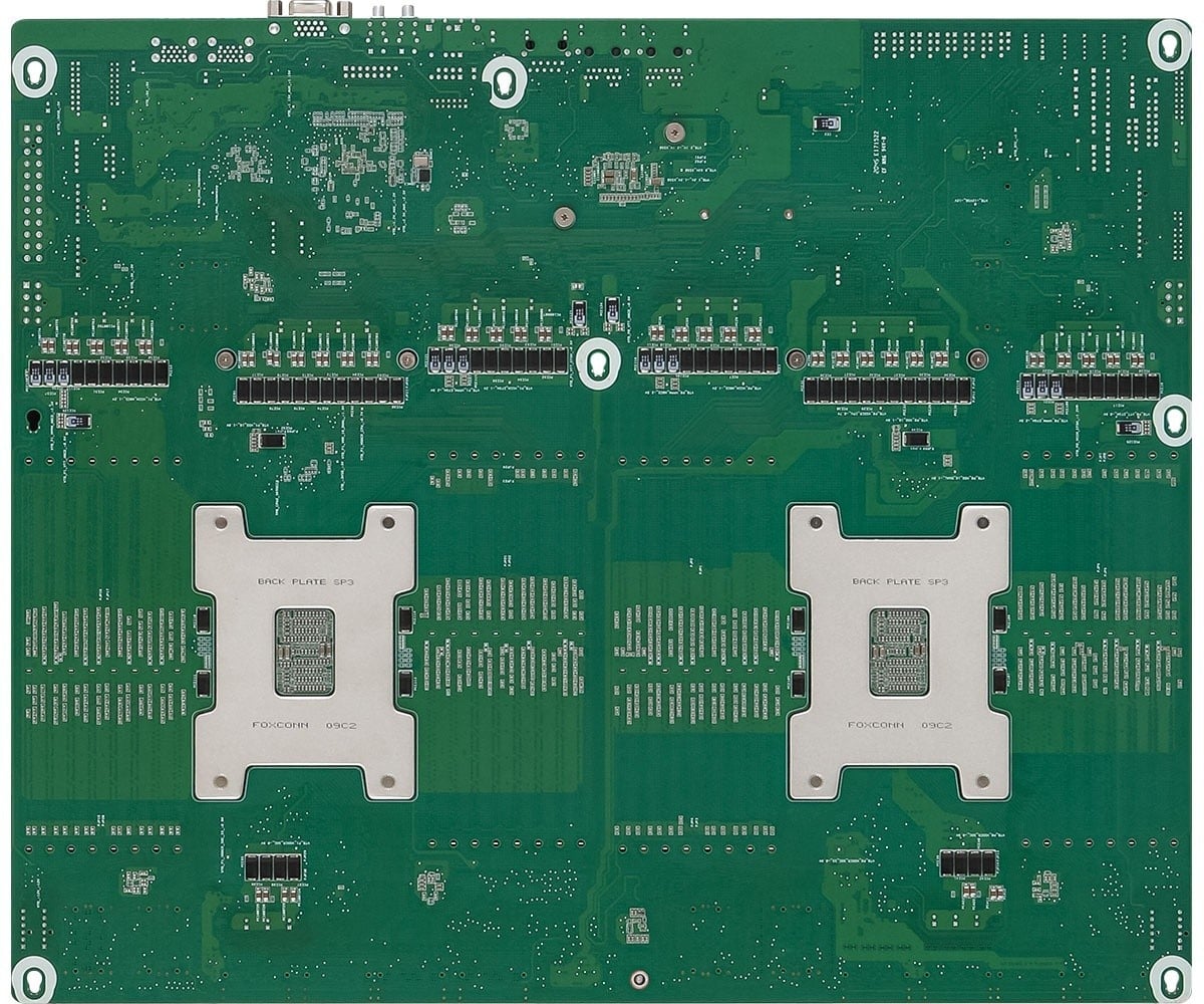 ASRock ROME2D32GM-2T, 1xSKT SP3, AMD EPYC 7003, SoC, SATA, NVMe, 1xM.2, 2x10GbE, IPMI