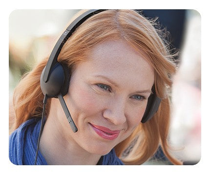 LOGITECH USB Headset H340 Headset on-ear wired