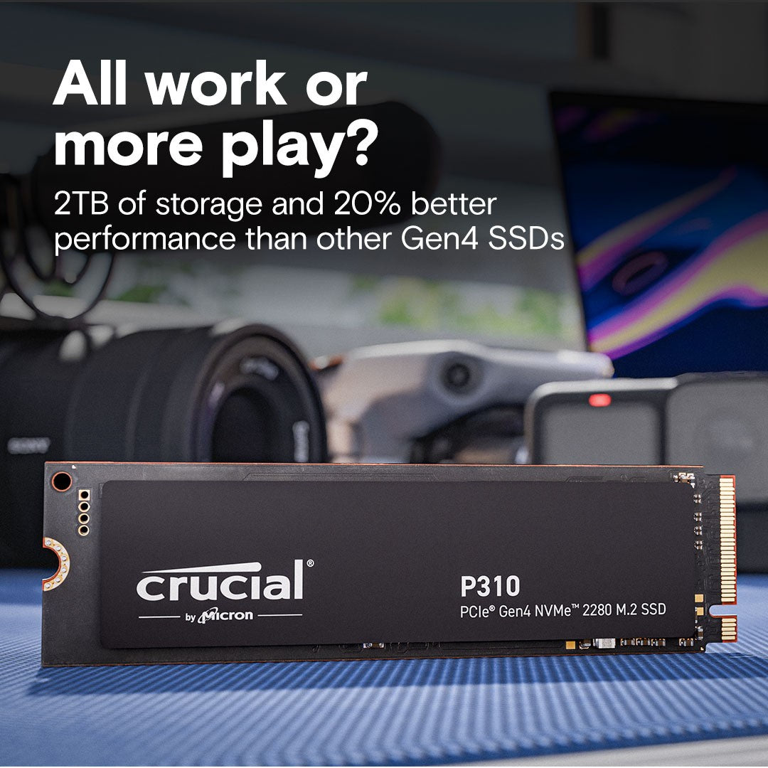 Crucial P310 500 Go M.2 PCI Express 4.0 NVMe