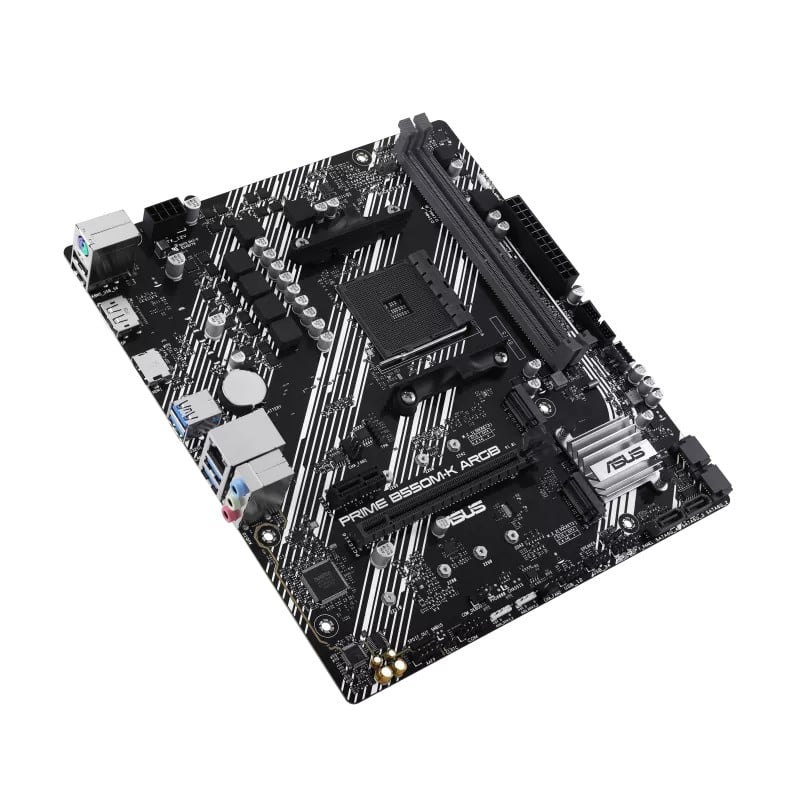 ASUS PRIME B550M-K ARGB AM4 2DDR4 microATX 4xSATA MB 1xHDMI 2.1 1xDP 1.4 2xM.2