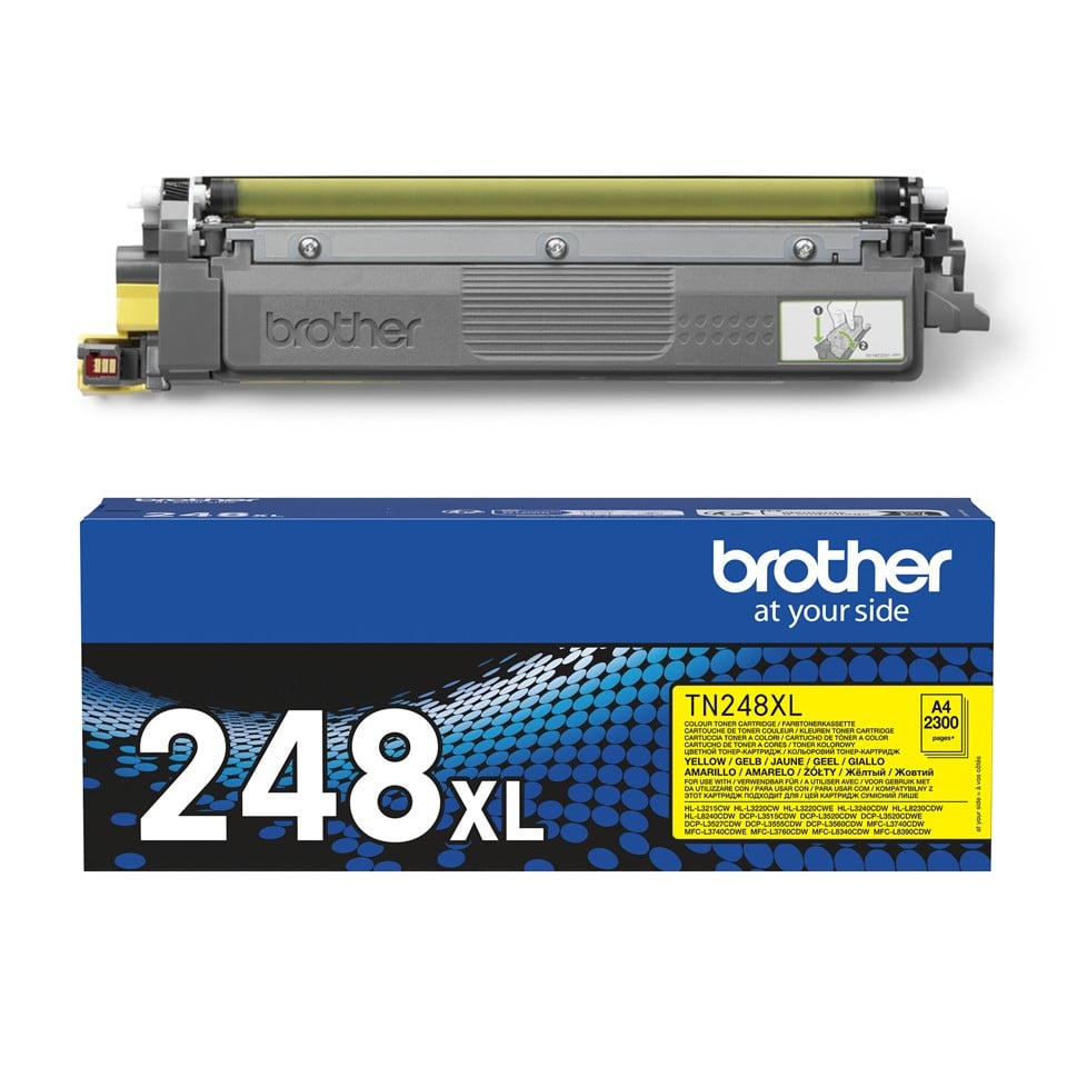 BROTHER TN248XLY Yellow Toner Cartridge ISO Yield 2300 pages