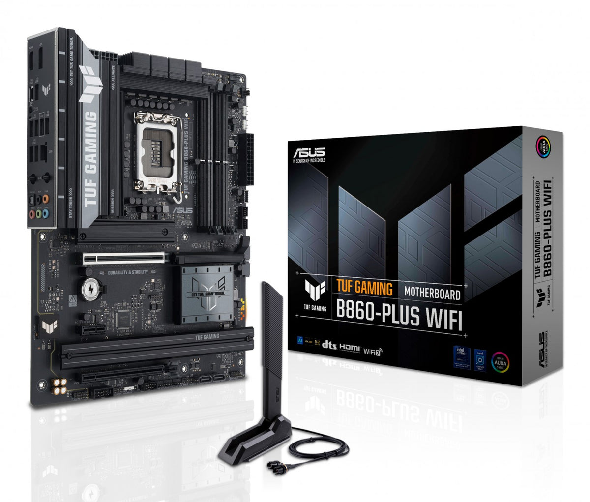 ASUS TUF GAMING B860-PLUS WIFI LGA1851 DDR5 ATX MB DDR5 1xHDMI 1xDP 3xM.2 4xSATA