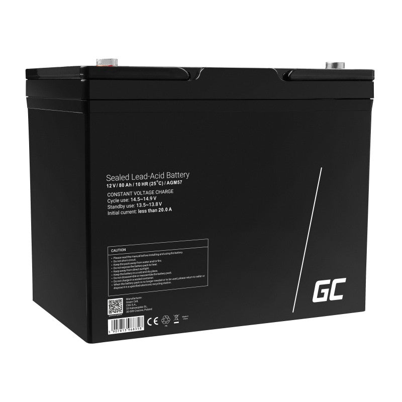 Green Cell AGM GEL Batterie 6V 1.2Ah Blei Akku für Alarmsysteme und