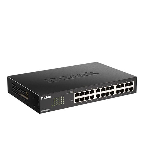 D-Link DGS-1100-24V2 commutateur réseau Géré Gigabit Ethernet (10/100/1000) 1U Noir