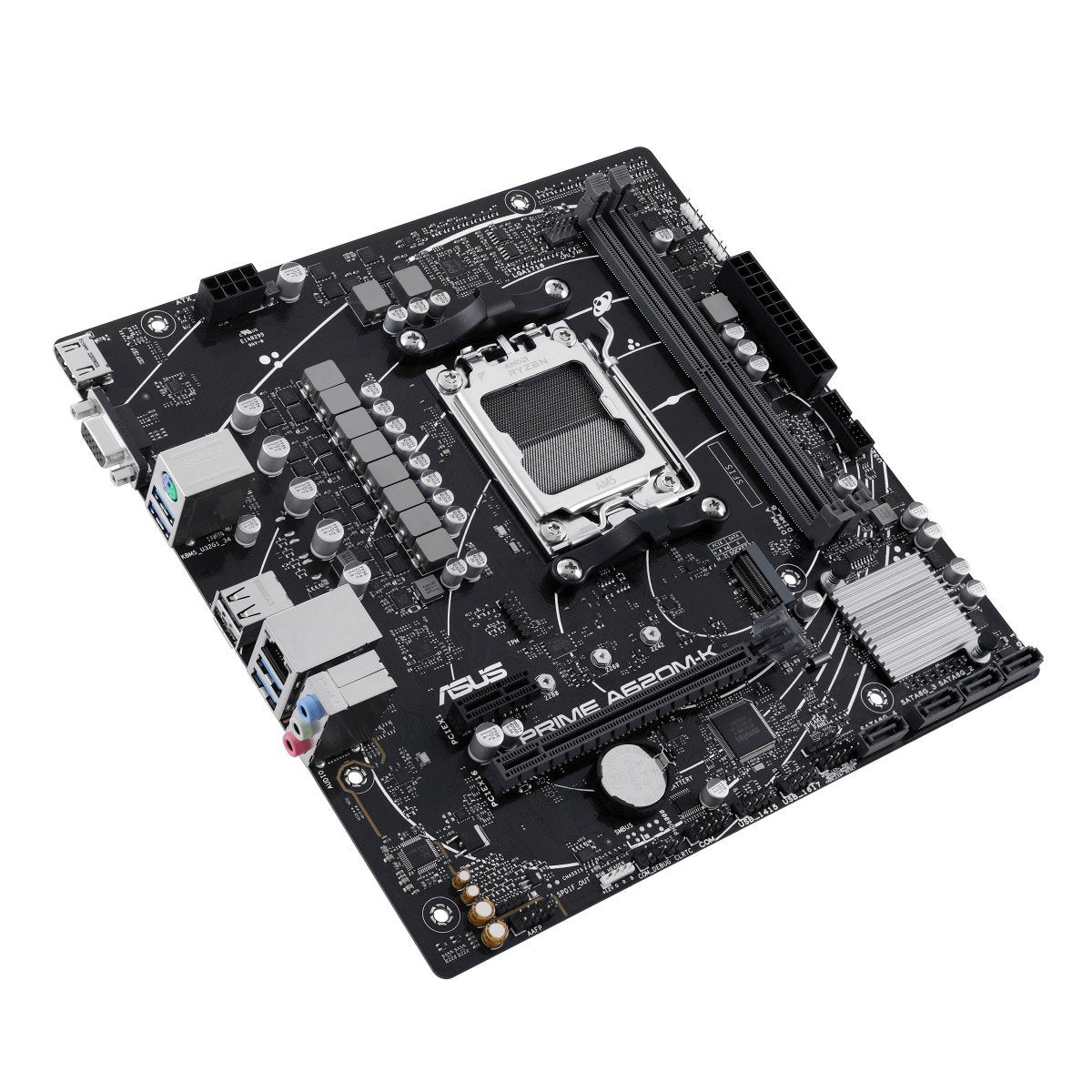 ASUS PRIME A620M-K AMD A620 Emplacement AM5 micro ATX