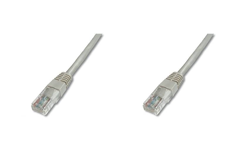 DIGITUS Cat6 UTP 10m - 10 m - Cat6 - U/UTP (UTP) - RJ-45 - RJ-45