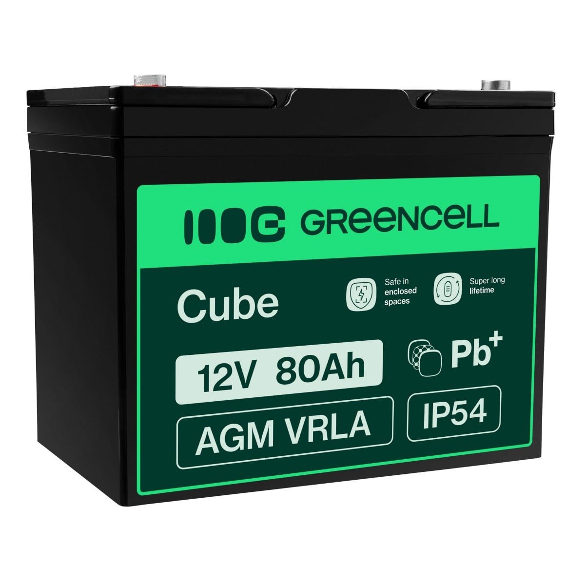 Green Cell AGM GEL Batterie 6V 1.2Ah Blei Akku für Alarmsysteme und