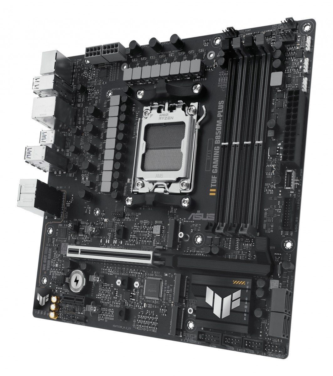 ASUS TUF GAMING B850M-PLUS AM5 DDR5 micro ATX MB 1xHDMI 1xDP 3xM.2 4xSATA