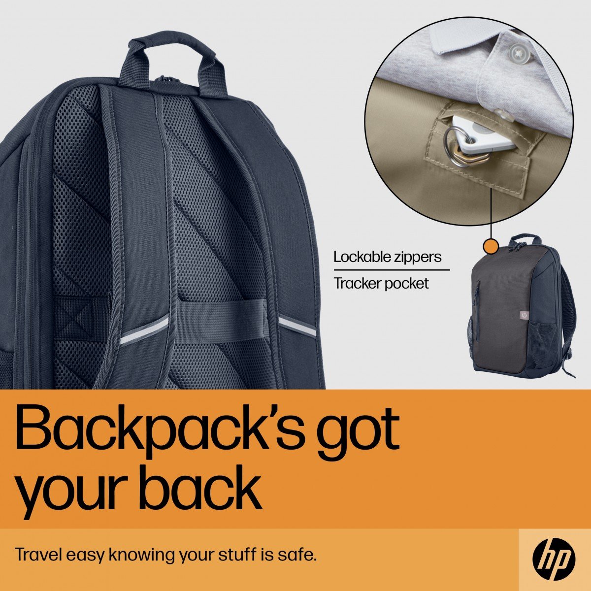 HP Travel 18 Liter 15.6p Iron Grey Laptop Backpack