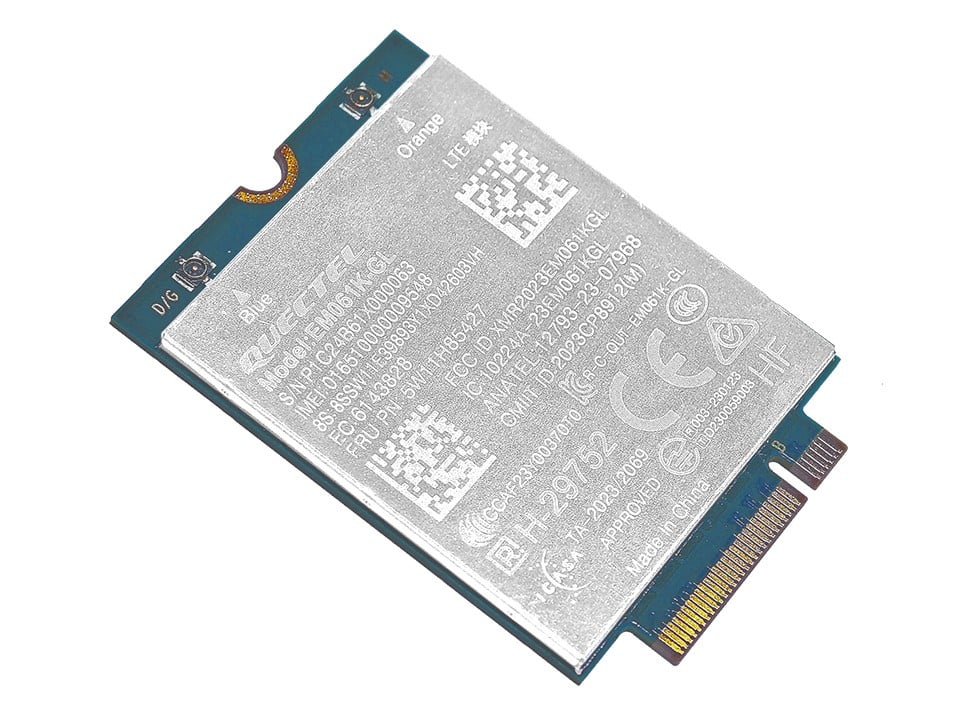 LENOVO ThinkPad Quectel EM061K-GL LTE-A CAT6 M.2 LTE WWAN Module f/ T14/T14s/X13 G5 T16 G3 L13/L14 G5 L16 G1