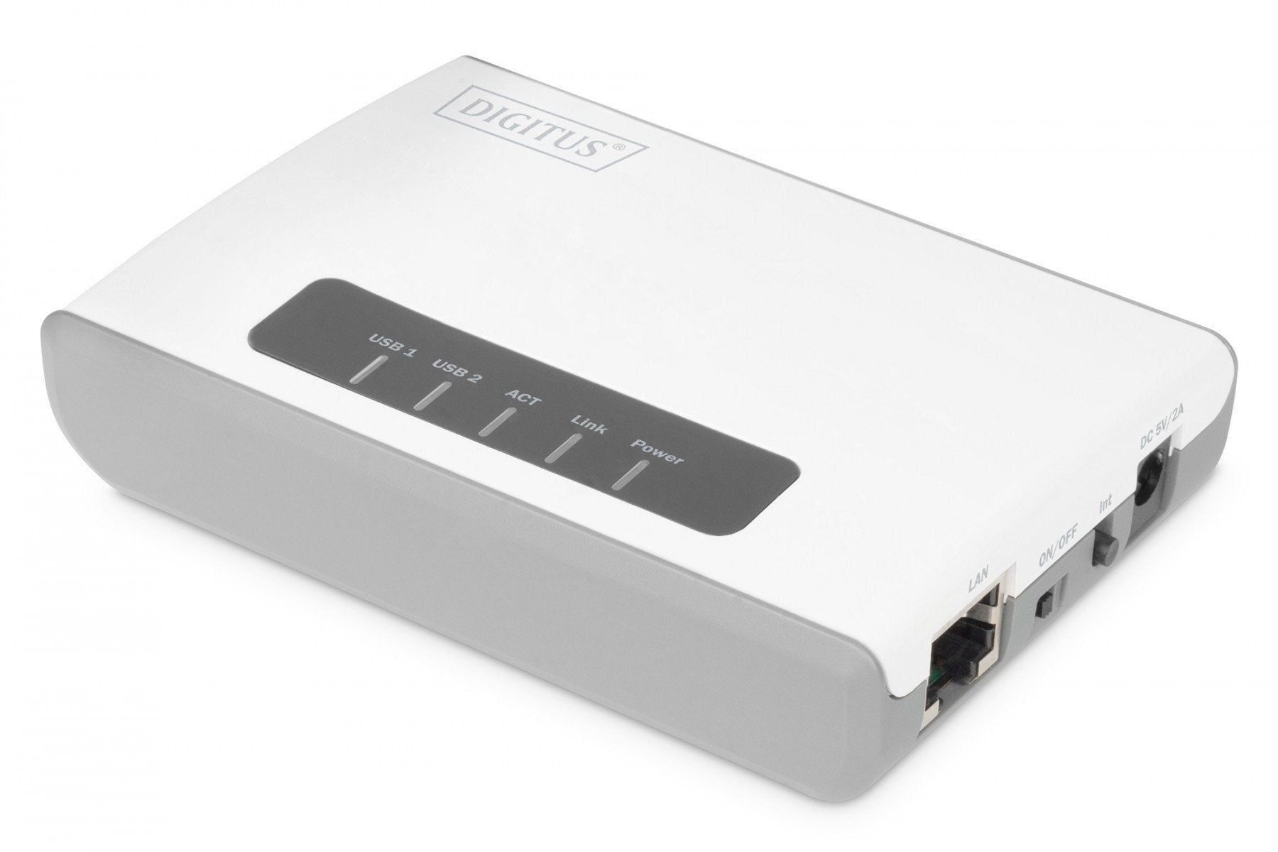 Digitus DN-13024 serveur d'impression Ethernet LAN/LAN sans fil Blanc
