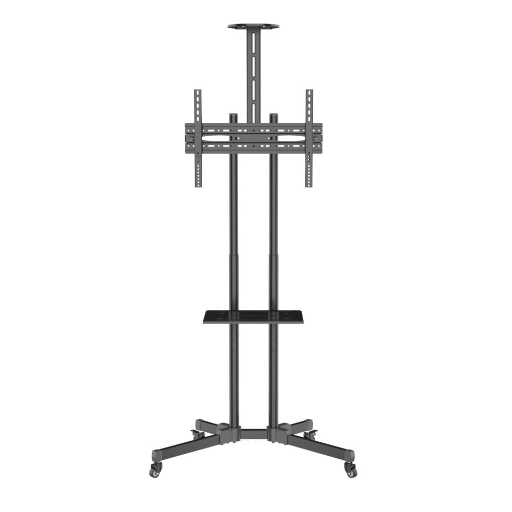 Techly ICA-TR216T Support TV mobile 37-70” jusqu'a 50kg réglable 2 étageres