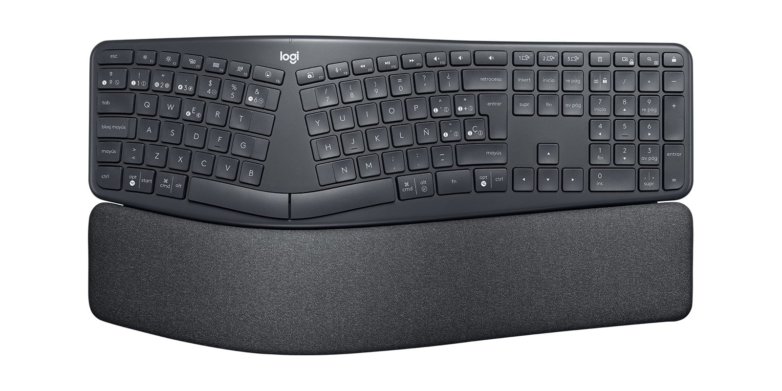LOGITECH ERGO K860 for Business - GRAPHITE MEDITER (ESP)
