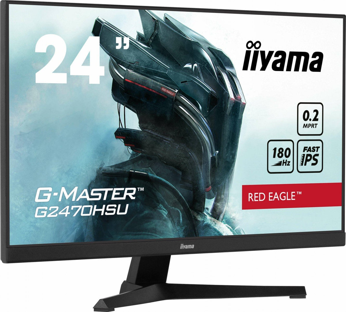 "iiyama G-MASTER G2470HSU-B6 écran plat de PC 60,5 cm (23.8"") 1920 x 1080 pixels Full HD LCD Noir"