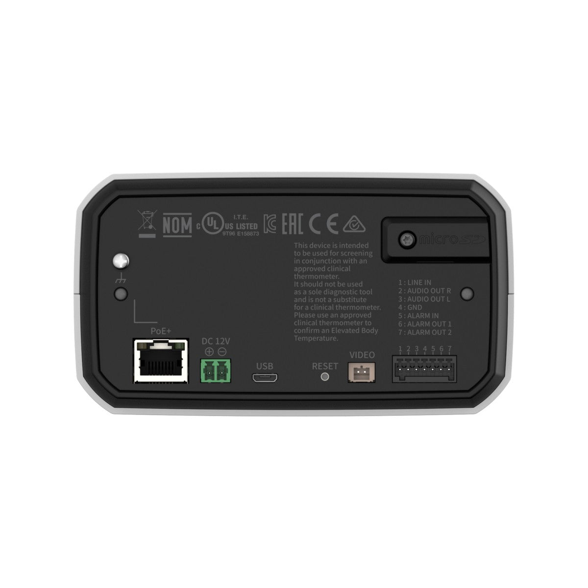Hanwha TNM-C3622TDR caméra de sécurité Boîte Caméra de sécurité IP Intérieure 1920 x 1080 pixels Plafond/mur