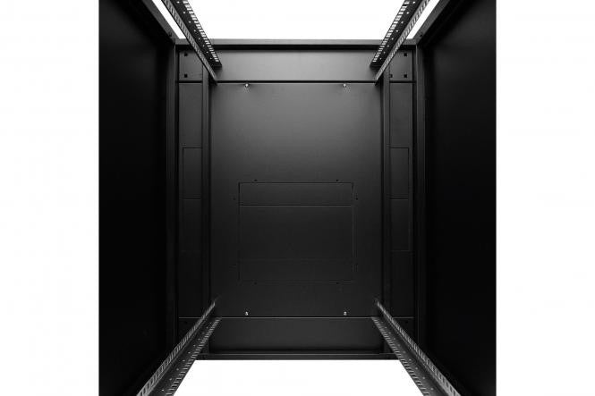 "Armoire réseau debout Hyper Pro 19"" 47U rack 800x1000, porte avant perforée, noire, 1000kg"