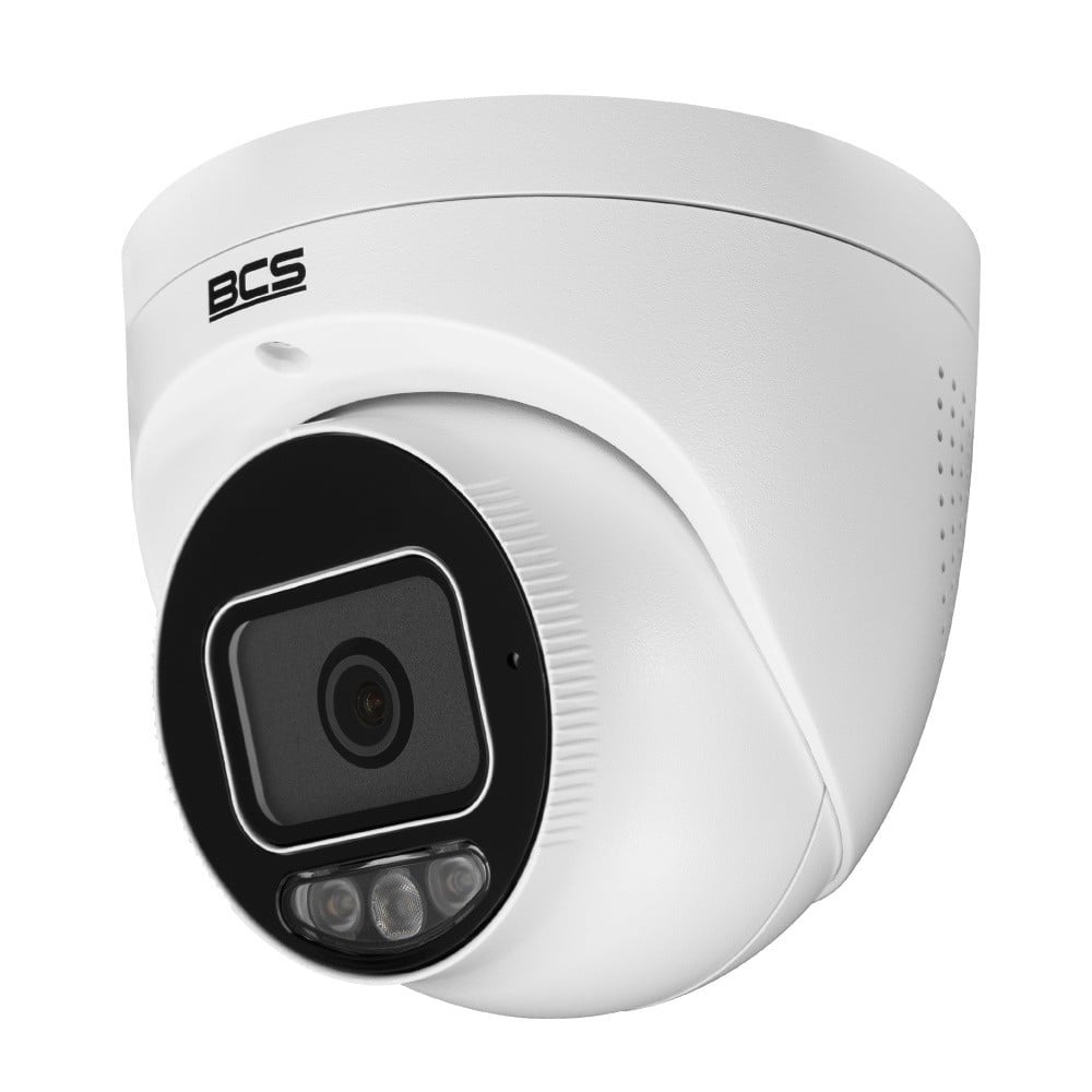 BCS BCS-P-EIP28FSR3L3-Ai2(2) Caméra dôme IP 8MP avec fonctionnalités intelligentes et technologie NightColor