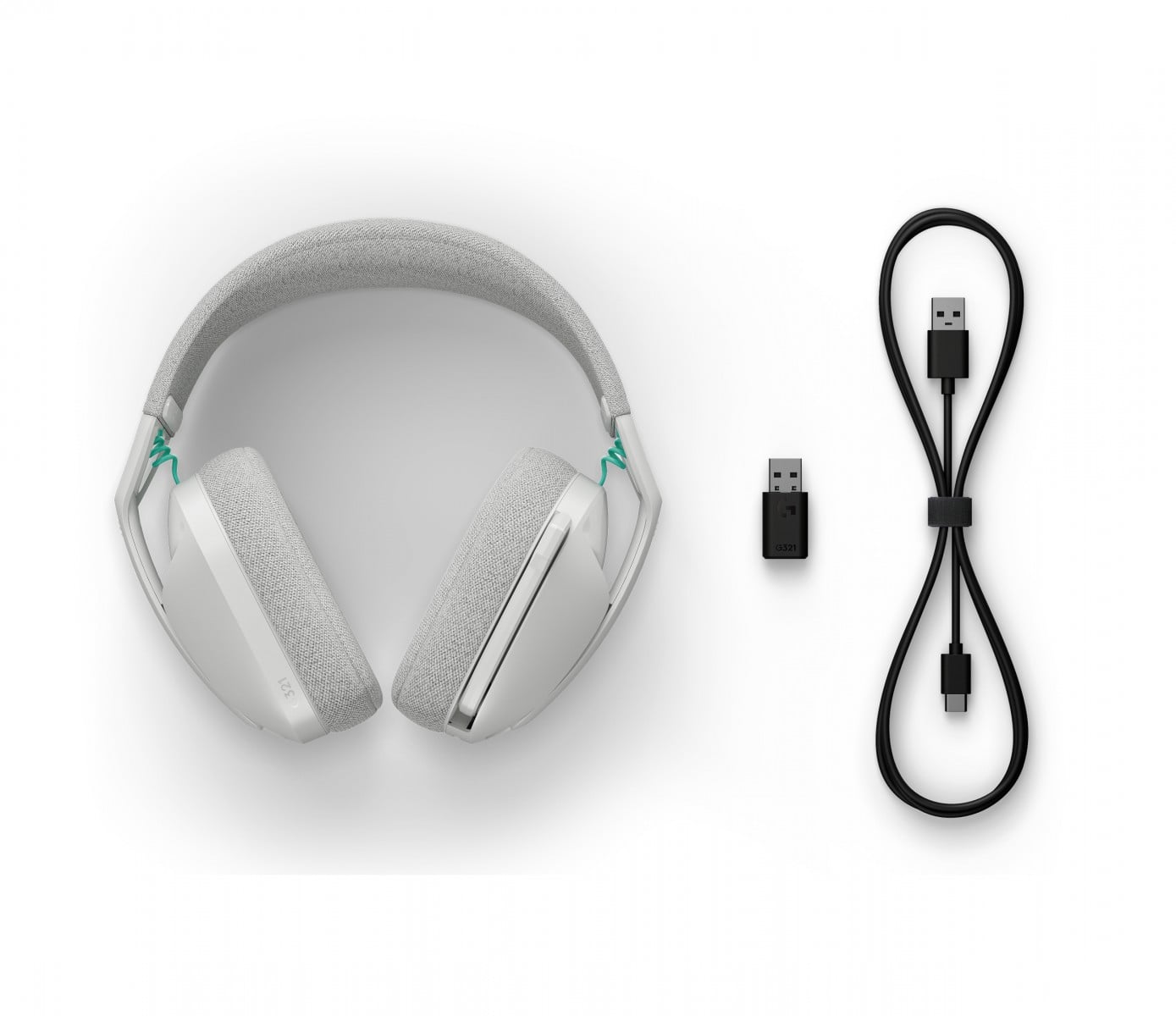LOGITECH G321 Wired Gaming Headset White