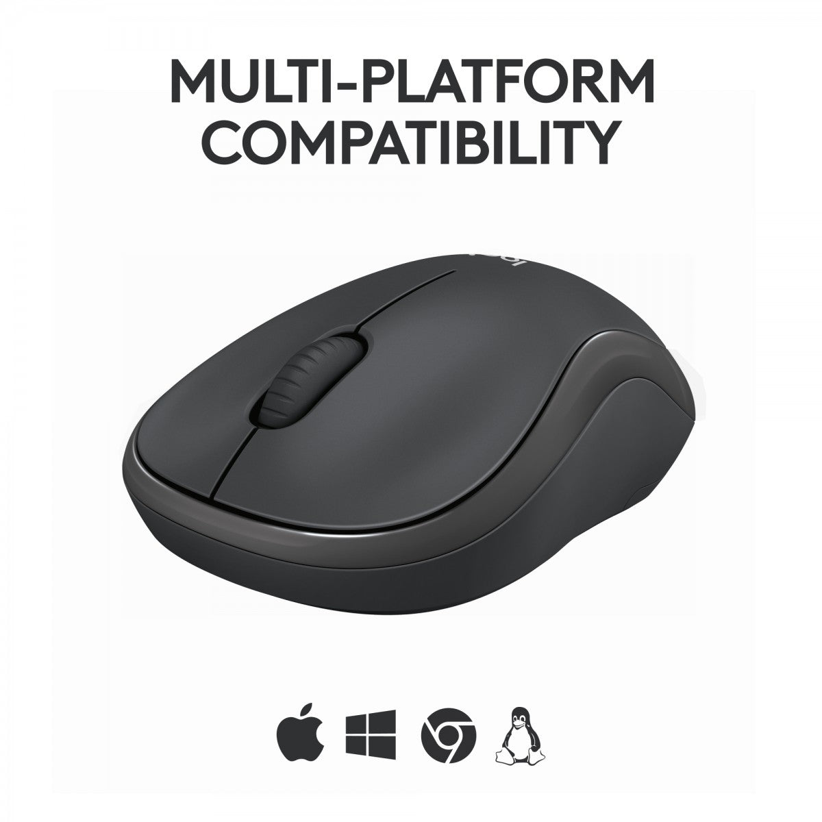 LOGITECH M240 Silent Mouse right and left-handed optical 3 buttons wireless Bluetooth graphite