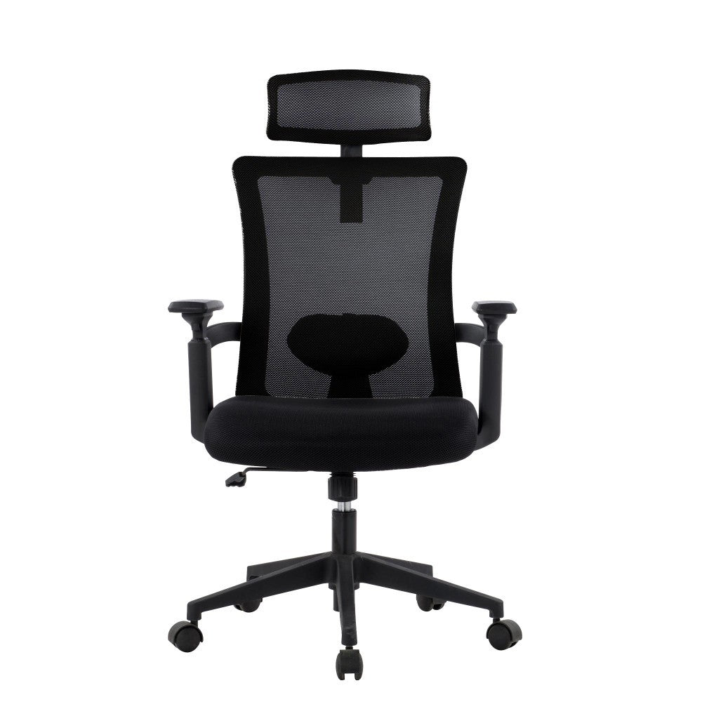 Techly ICA-CT MC016 Chaise de bureau noire 16