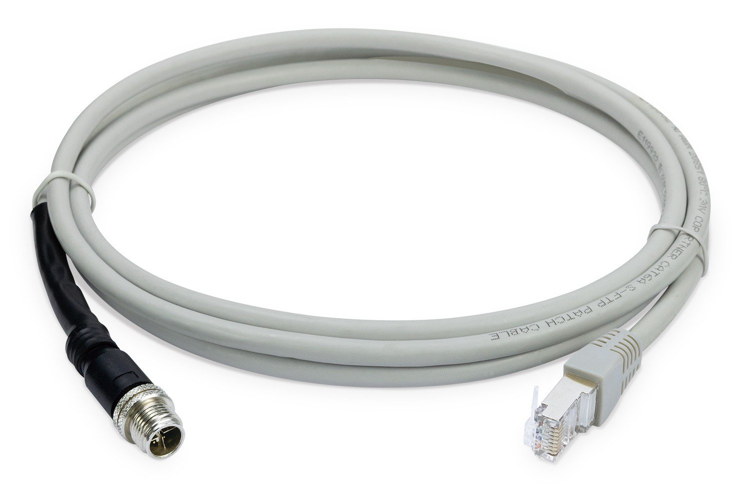 Planet CB-M12X8M10G-200 Câble mâle M12 codé X 8 broches de 2 m