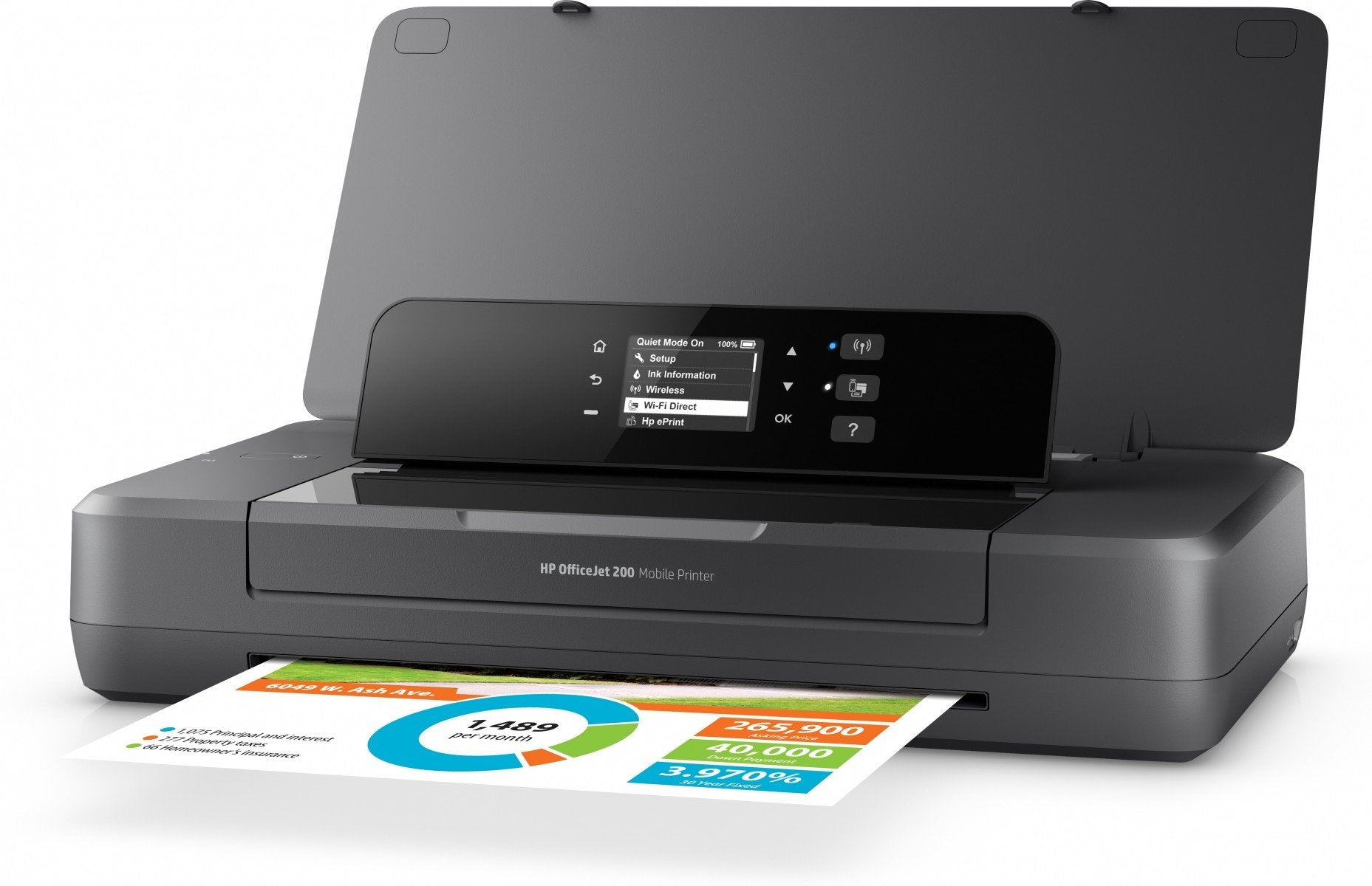 HP Officejet 200 Mobile Printer imprimante jets d'encres 4800 x 1200 DPI A4 Wifi
