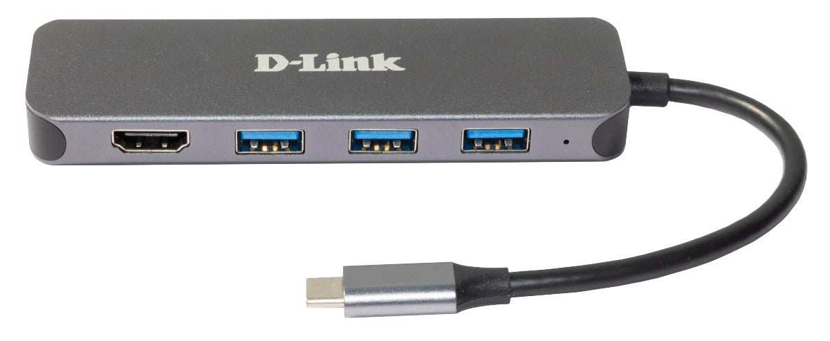 D-Link DUB-2333 station d'accueil Avec fil USB Type-C Gris
