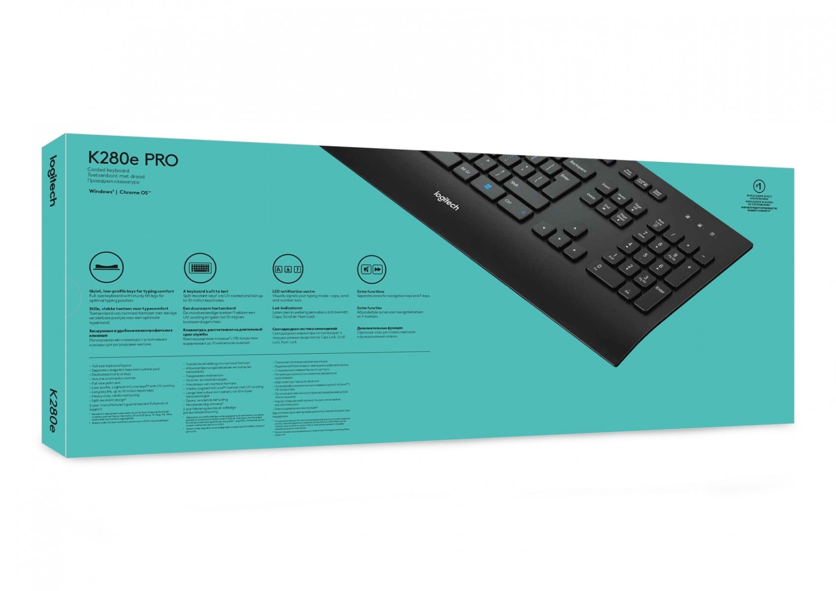 LOGITECH Corded Keyboard K280e azerty for Business (FR)