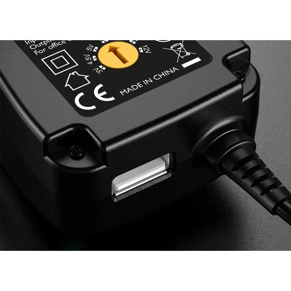 Alimentation universelle 230V Techly IPW-NTS2250G2 27W/2.25A 3-12V avec 6 connecteurs DC et USB