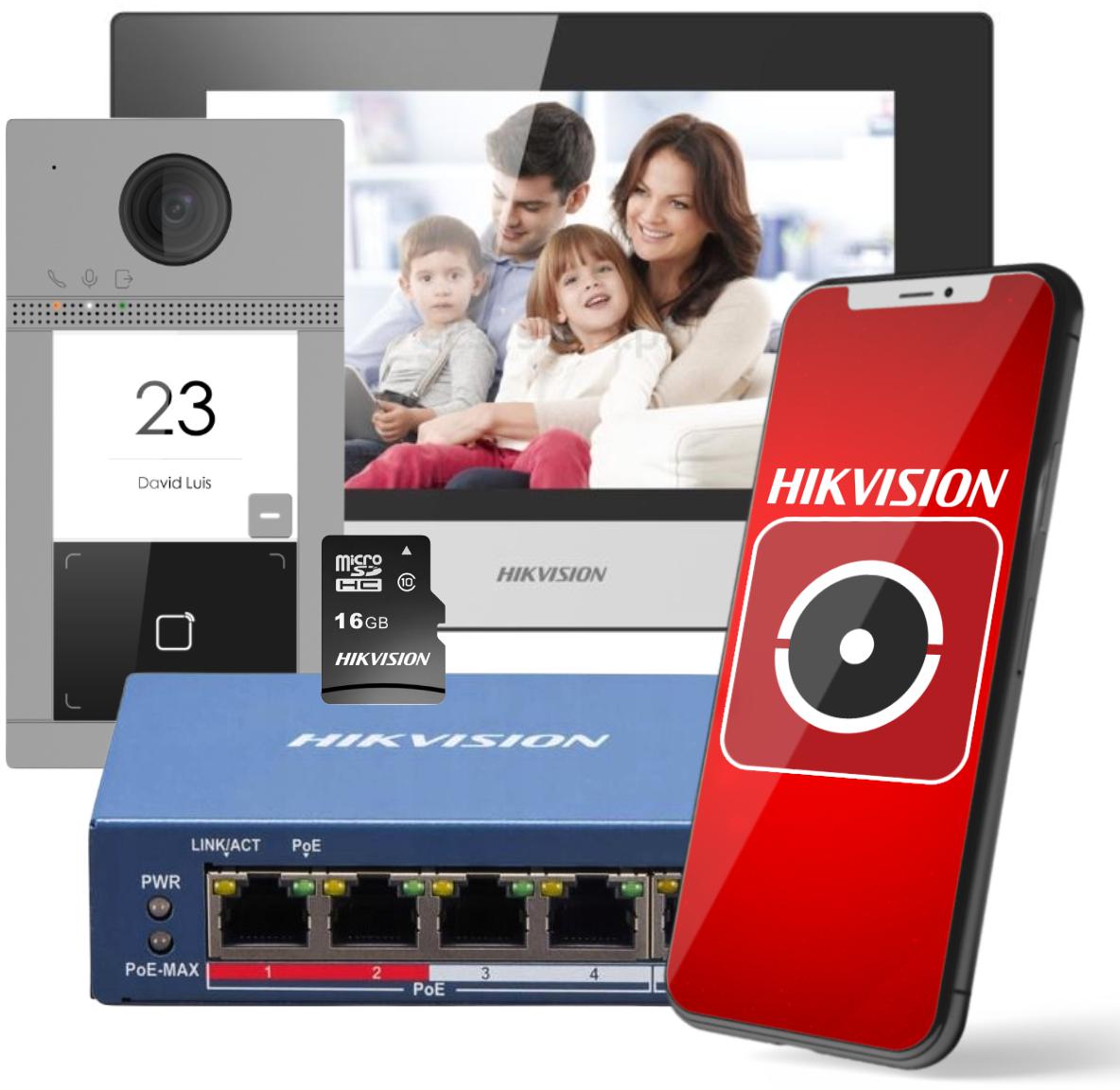 Hikvision DS-KIS604-S(C) Kit de vidéophone IP