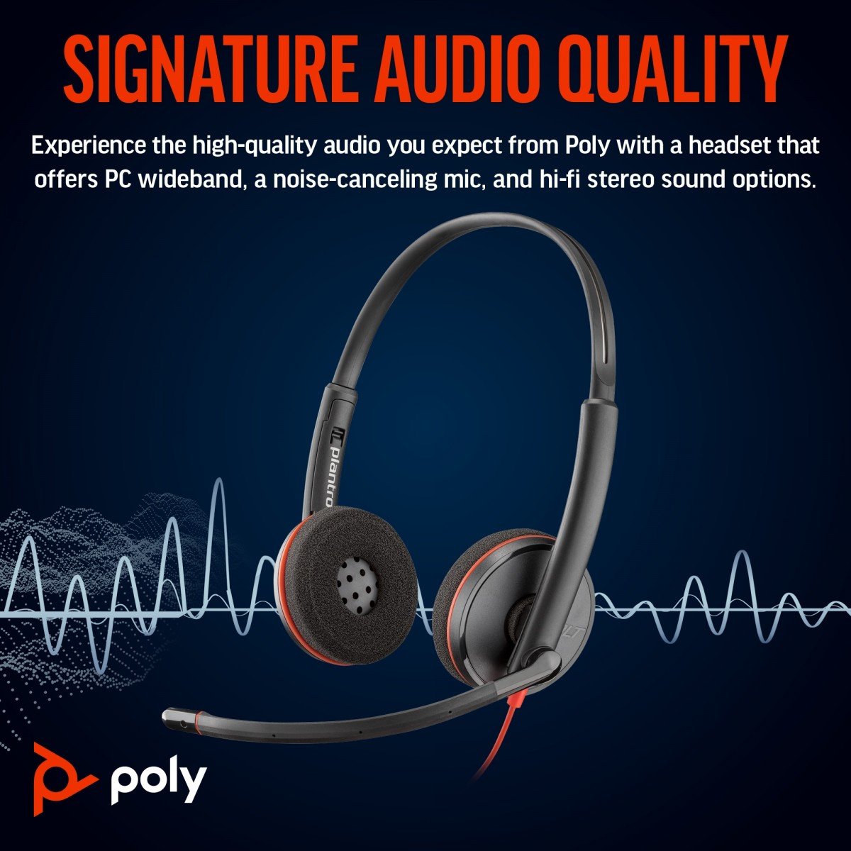 Poly BW 3220 USB-C HS+USB-C/A Bulk