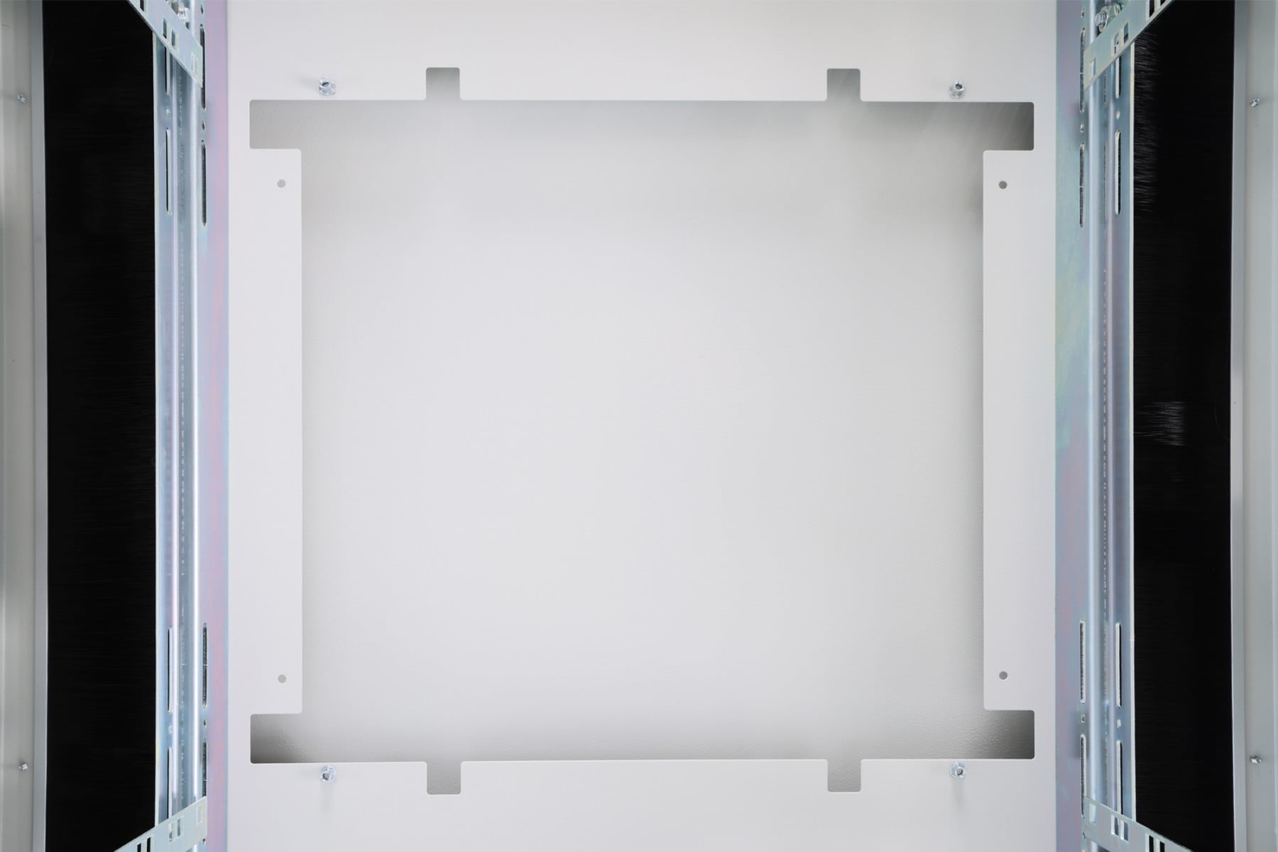 "Armoire réseau debout Unique 19"" 42U rack 800x800, porte avant en verre, gris, 800kg 2053x800x800 mm, couleur gris (RAL 7035)"