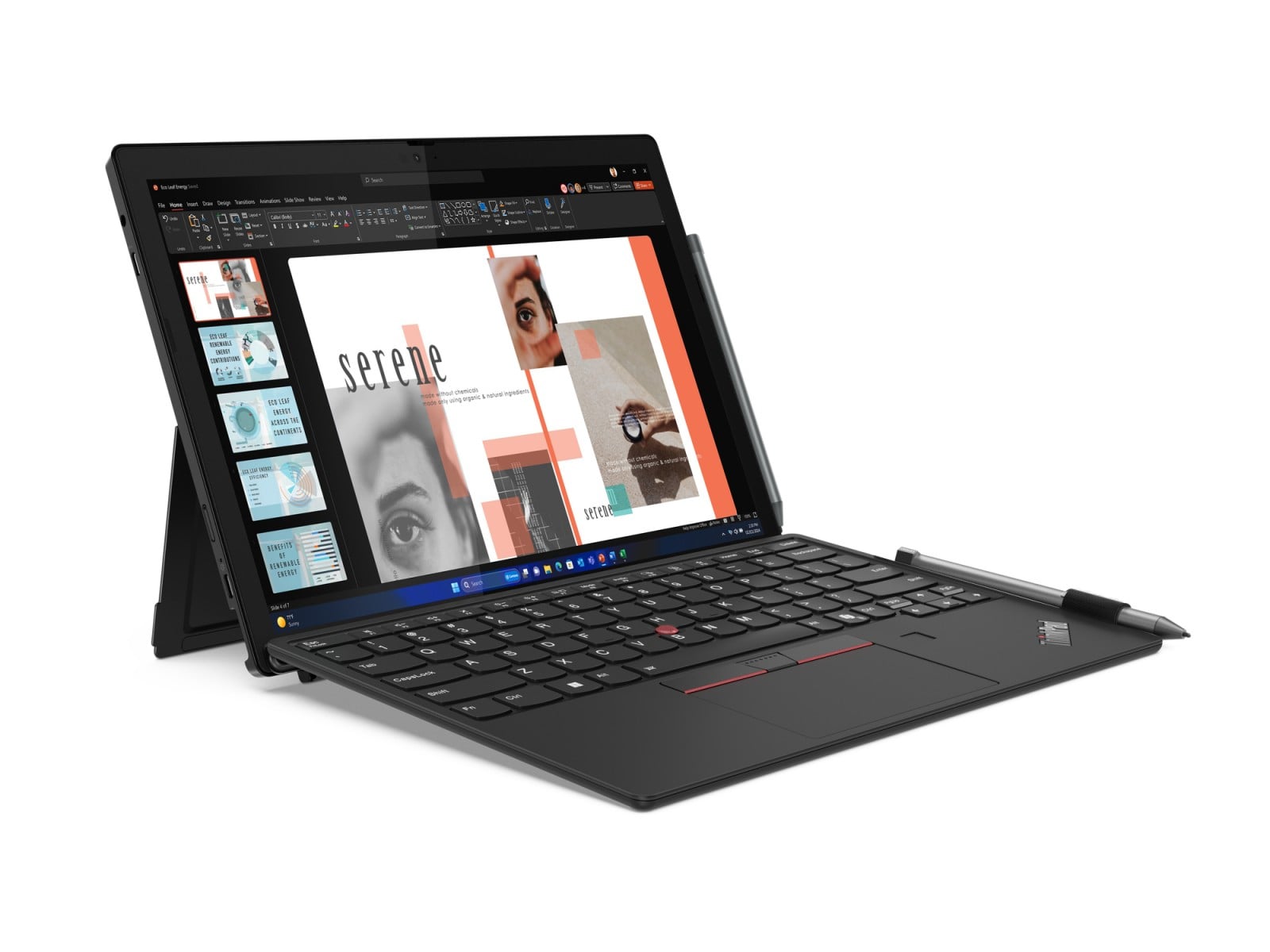 "Lenovo ThinkPad X12 Detachable Gen 2 Intel Core Ultra 5 134U Hybride (2-en-1) 31,2 cm (12.3"") Écran tactile Full HD+ 16 Go LPDDR5x-SDRAM 512 Go SSD Wi-Fi 6E (80"