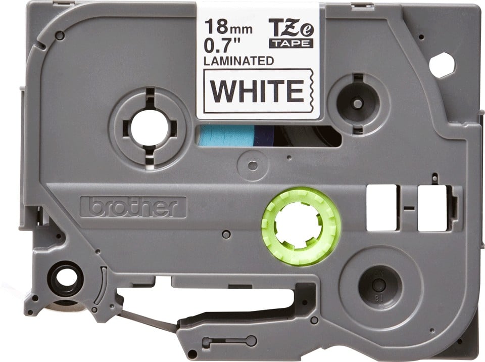 BROTHER P-TOUCH TZE-241 noir sur blanc 18mm pièce