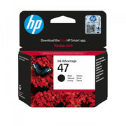 HP 47 Black Original Ink Advantage Cartridge cartouche d'encre 1 piece(s) Rendement standard