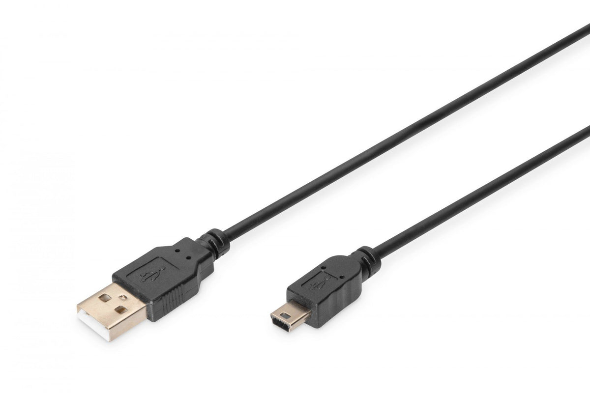 Digitus AK-300130-030-S Câble USB A vers Mini B 3m Noir