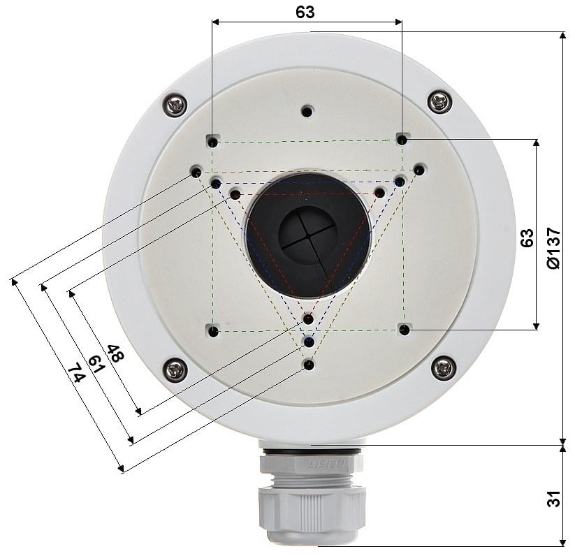 Hikvision DS-1280ZJ-S Junction box