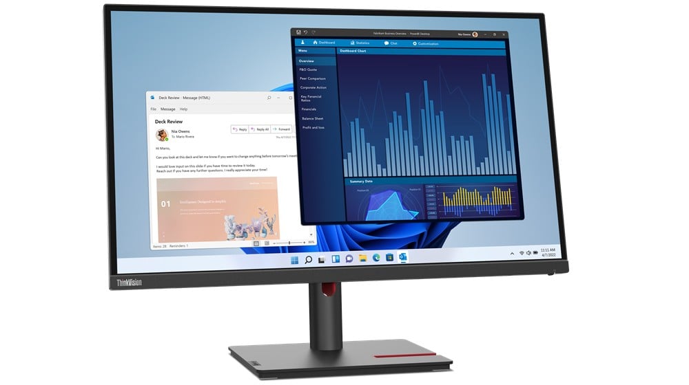LENOVO ThinkVision T27p-30 27p UHD Monitor USB Type-C Monitor HDMI DP 3xUSB 3.2